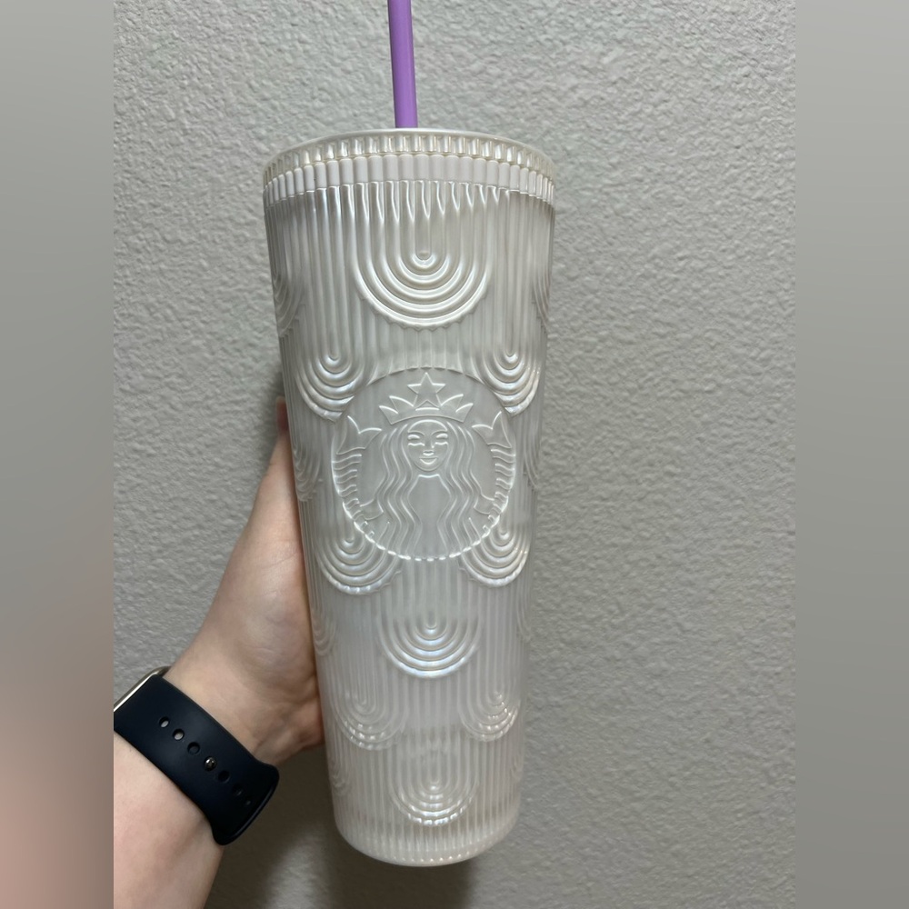 Starbucks 24oz White Scales Tumbler NWT